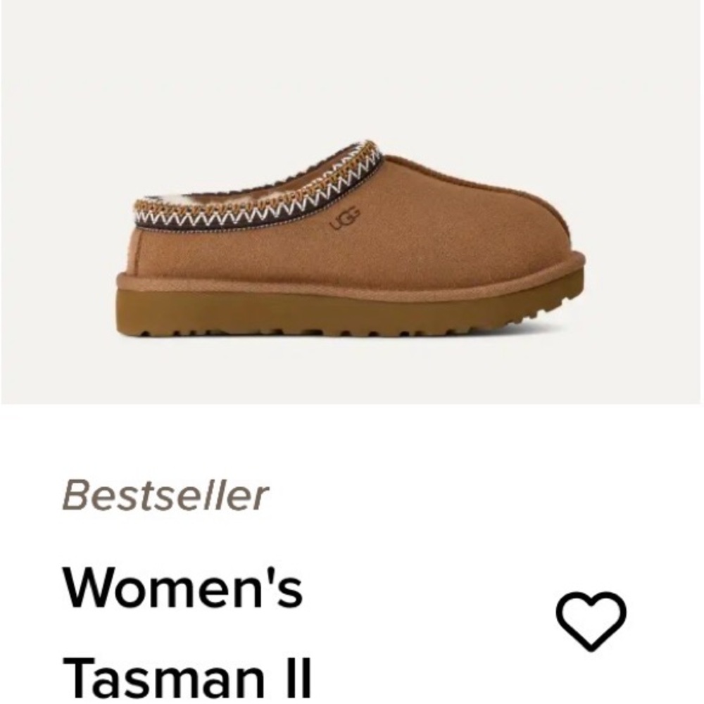 UGG Women's Tasman II Tan Slippers